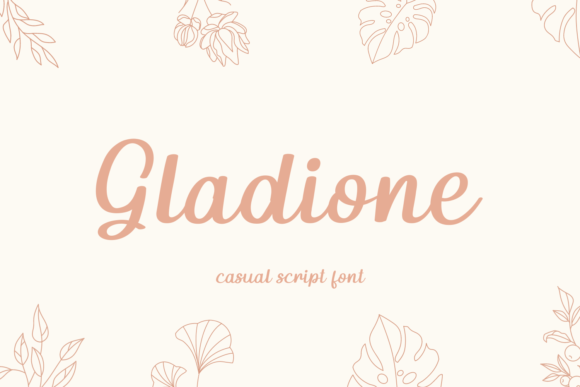 Gladione Font - Featured Image