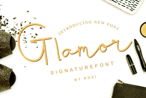 Glamor Font - Featured Image