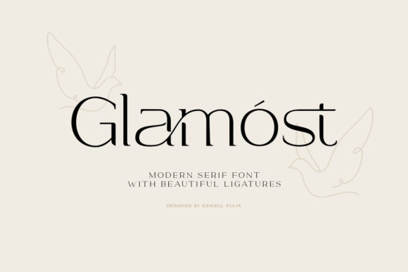 Glamost Font - Featured Image