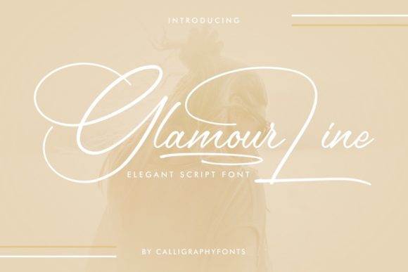 Glamour Line Font - Featured Image