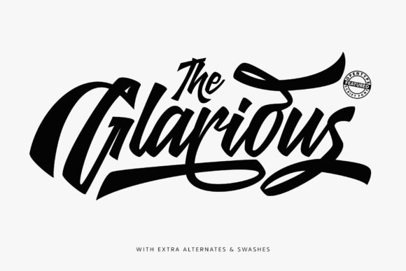 Glarious Font - Featured Image