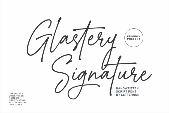Glastery Font - Featured Image