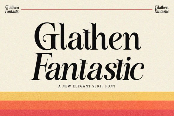 Glathen Fantastic Font - Featured Image