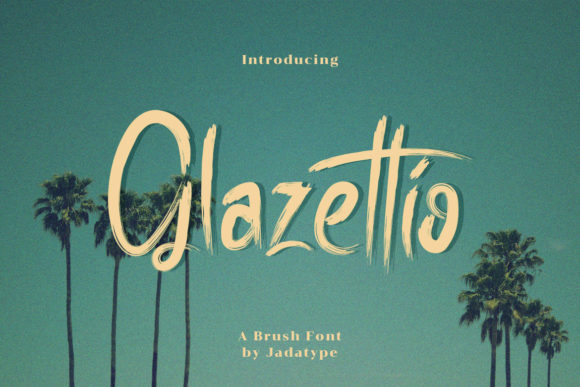 Glazettio Font - Featured Image