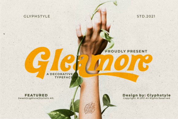 Gleamore Font - Featured Image
