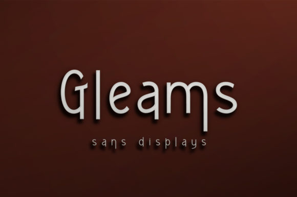 Gleams Font - Featured Image