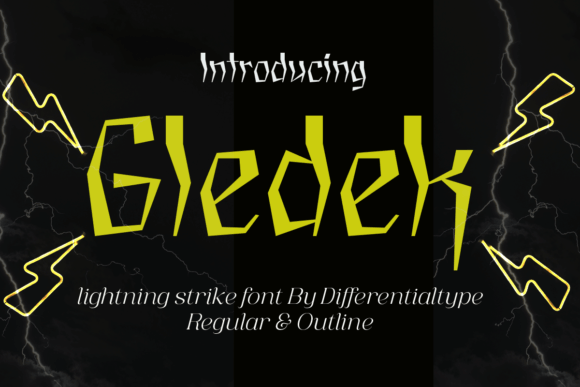 Gledek Font - Featured Image