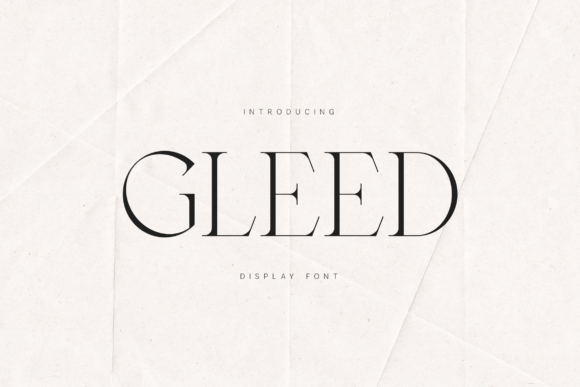 Gleed Font - Featured Image