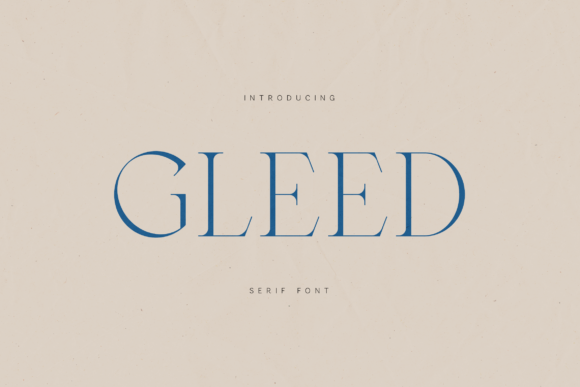 Gleed Font - Featured Image