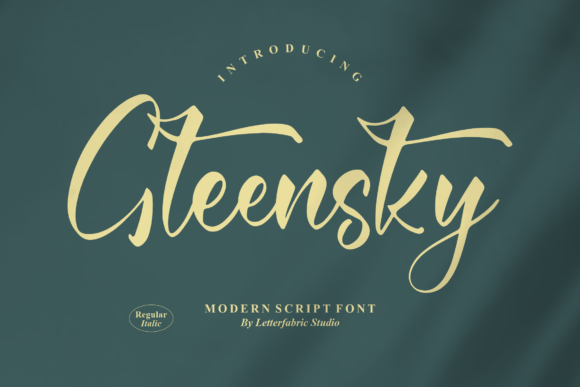 Gleensky Font - Featured Image