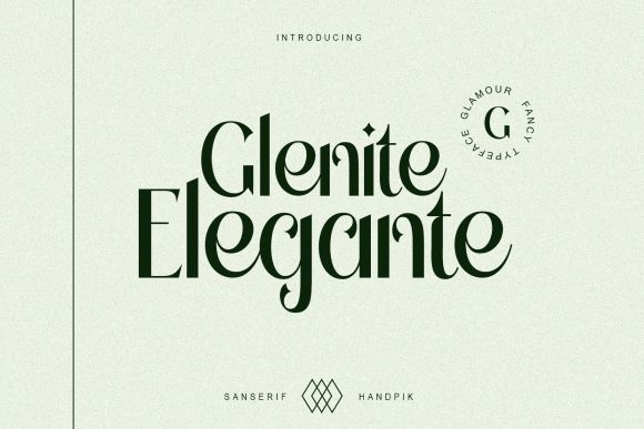 Glenite Elegante Font - Featured Image