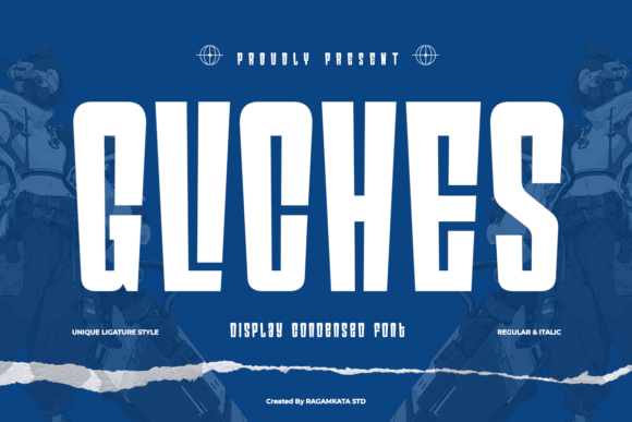 Gliches Font - Featured Image