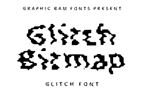 Glitch Bitmap Font - Featured Image
