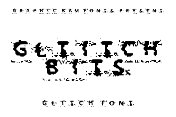 Glitch Bits Font - Featured Image