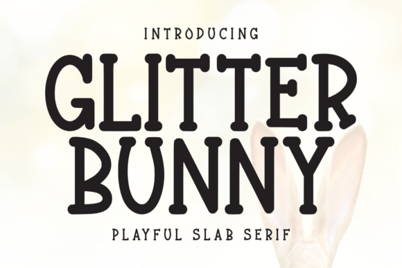 Glitter Bunny Font - Featured Image