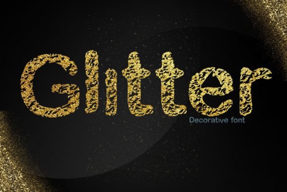 Glitter Font - Featured Image