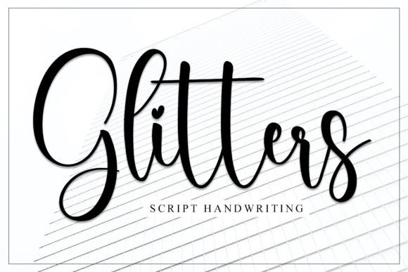 Glitters Font - Featured Image