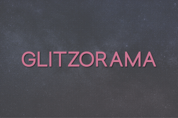 Glitzorama Font - Featured Image