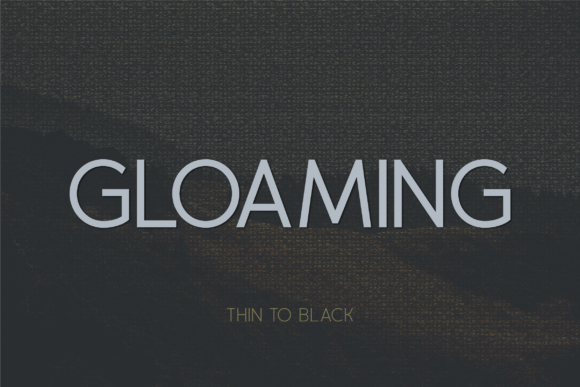 Gloaming Font - Featured Image