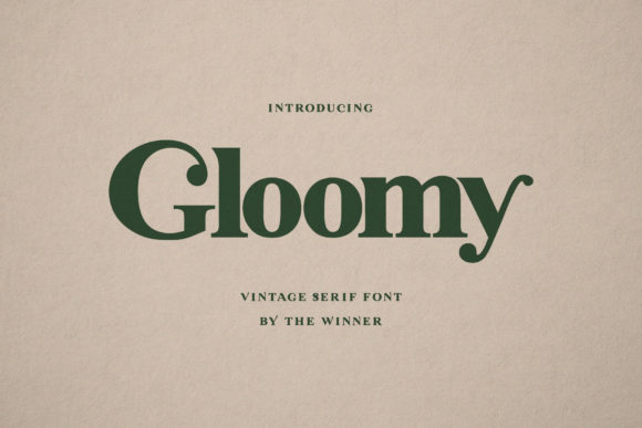 Gloomy Font - Featured Image
