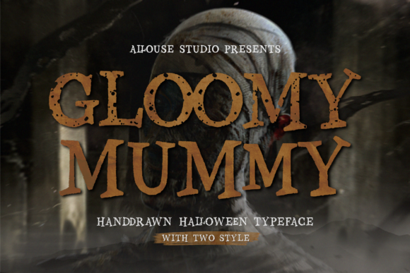 Gloomy Mummy Font - Featured Image