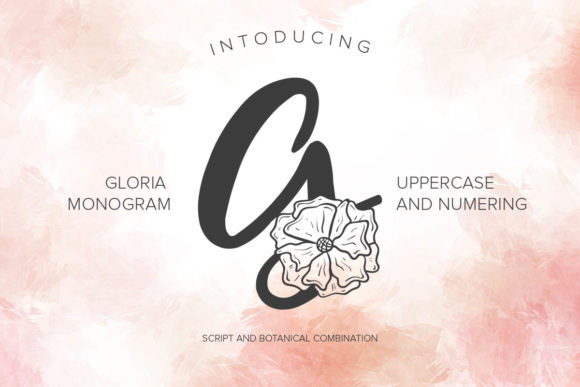 Gloria Monogram Font - Featured Image
