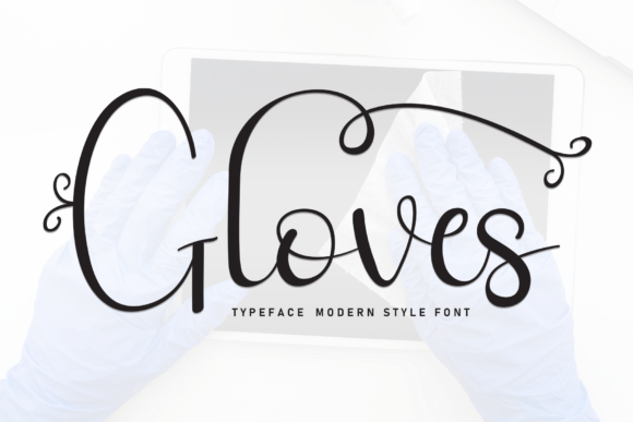 Gloves Font - Featured Image