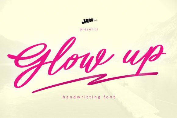 Glow Up Font - Featured Image
