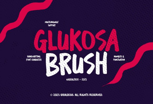 Glukosa Brush Font - Featured Image