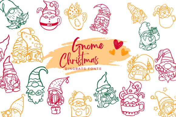 Gnome Christmas Font - Featured Image