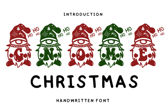 Gnome Christmas Font - Featured Image
