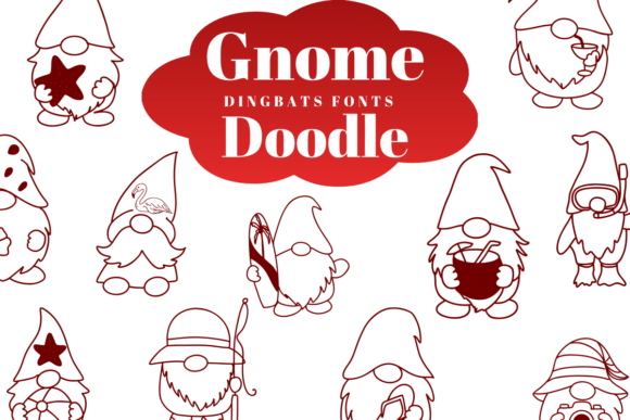Gnome Doodle Font - Featured Image