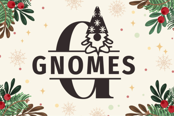 Gnomes Monogram Font - Featured Image