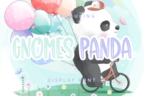 Gnomes Panda Font - Featured Image