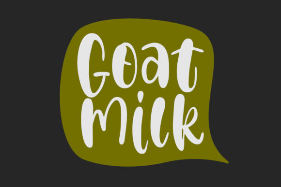 Goat Milk Font - Featured Image
