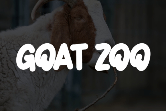 Goat Zoo Font - Featured Image