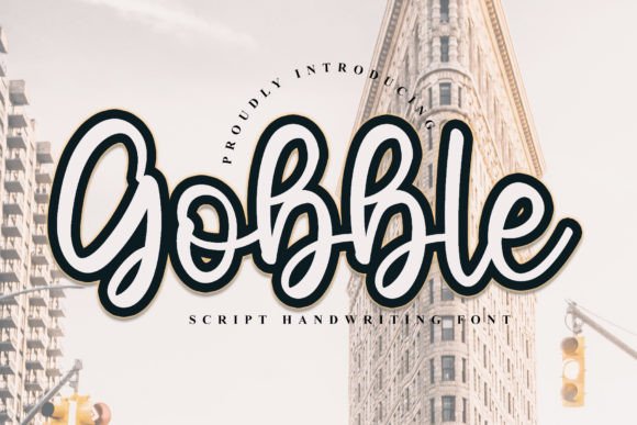 Gobble Font - Featured Image