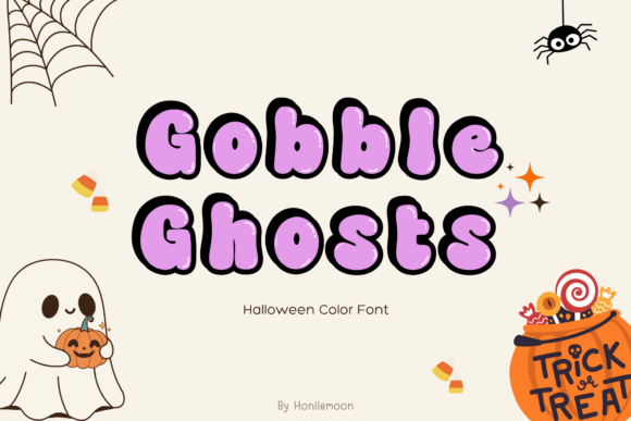 Gobble Ghosts Font - Featured Image