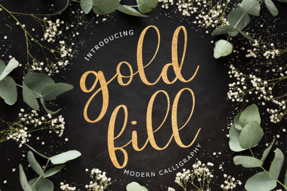 Gold Fill Font - Featured Image
