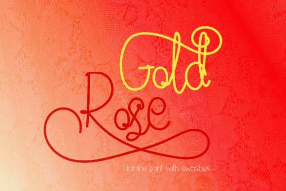 Gold Rose Font - Featured Image