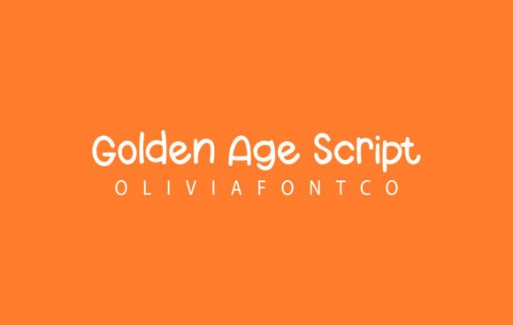 Golden Age Script Font - Featured Image