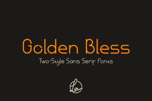 Golden Bless Font - Featured Image