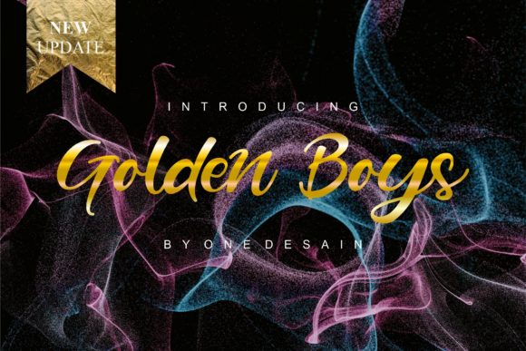 Golden Boys Font - Featured Image