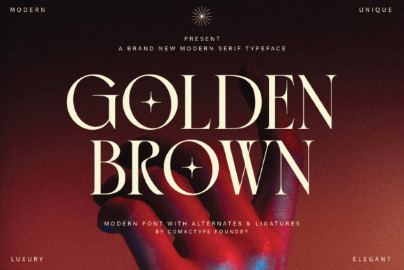 Golden Brown Font - Featured Image