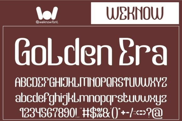 Golden Era Font - Featured Image