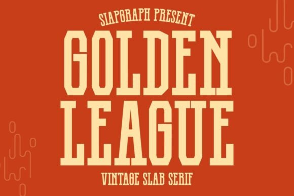 Golden League Font - Featured Image