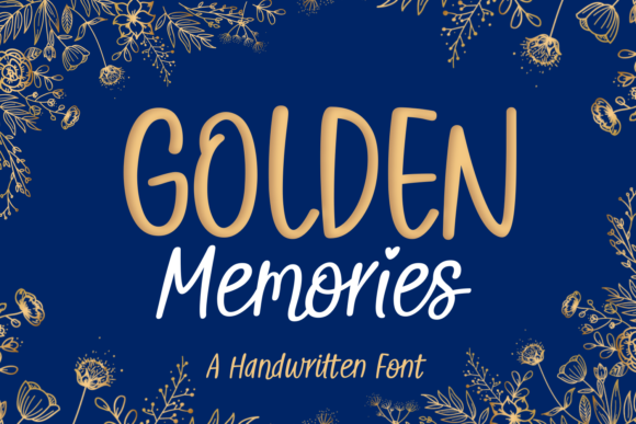 Golden Memories Font - Featured Image