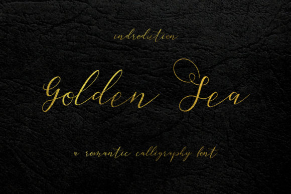 Golden Sea Font - Featured Image