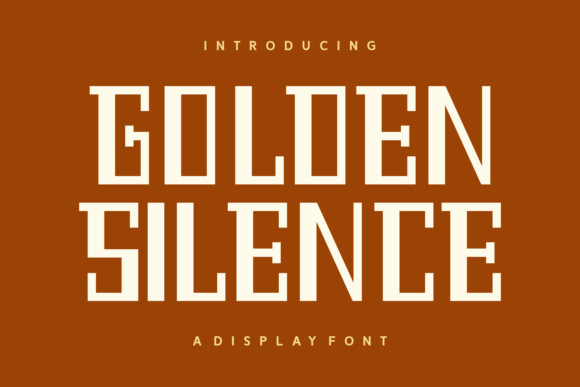 Golden Silence Font - Featured Image