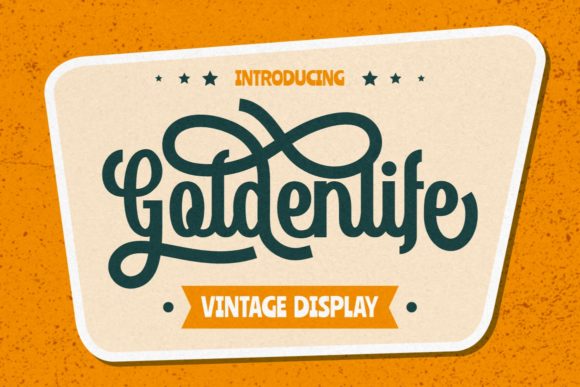 Goldenlife Font - Featured Image